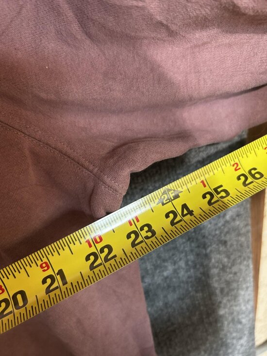 Gap Sweatshirt Mens XL Pink Oversized Fleece Crewneck Pullover Basic Solid - Picture 5 of 8